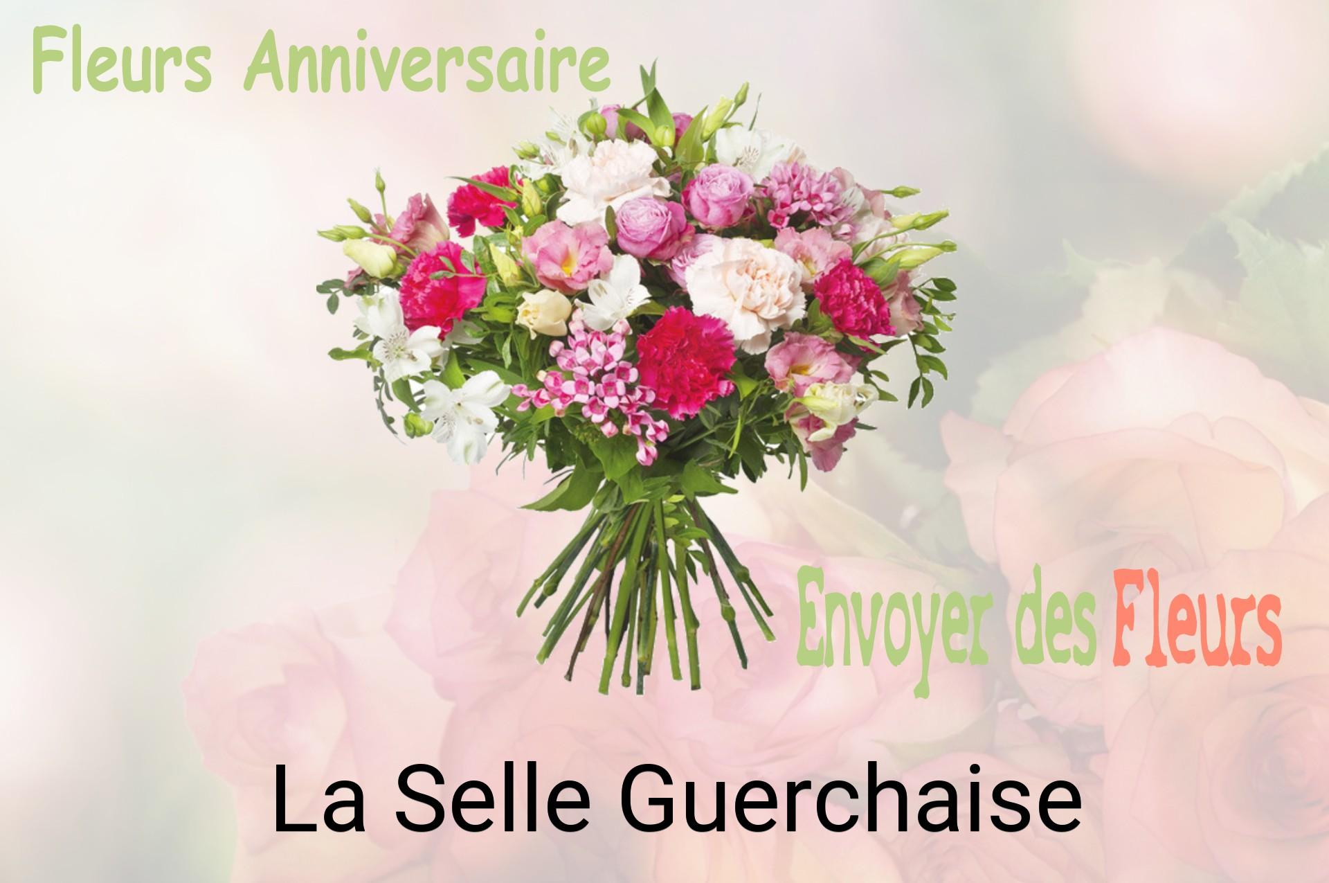 Bouquet de fleurs d’anniversaire livré à La Selle-Guerchaise
