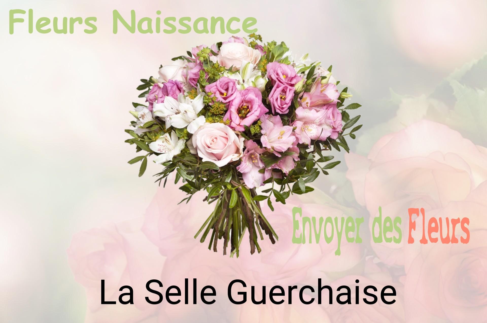 Bouquet de fleurs de naissance livré à La Selle-Guerchaise