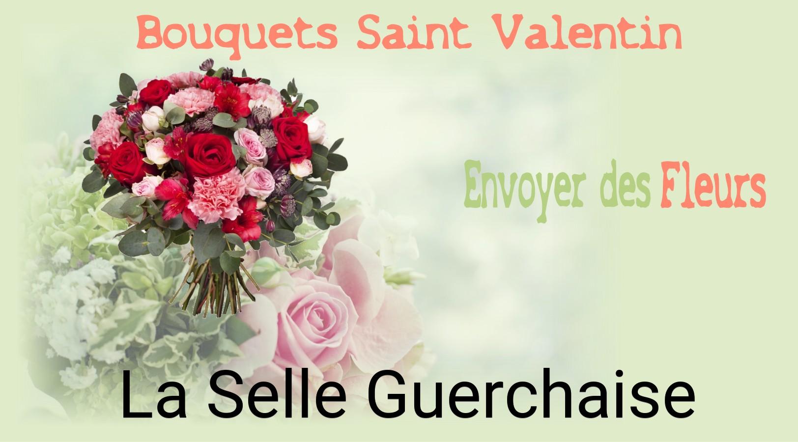 Roses de Saint-Valentin livrées à La Selle-Guerchaise